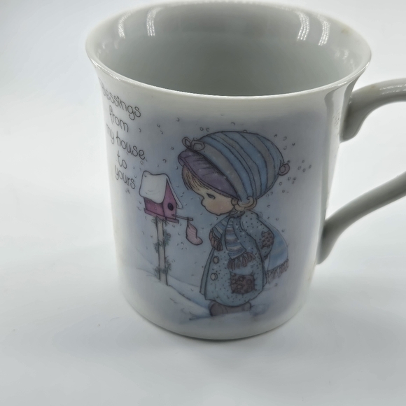 Precious Moments Vintage Christmas Mugs 1984, Set of 4, NWT - Picture 7 of 9